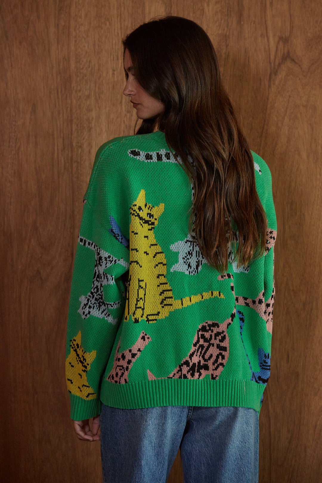 Jungalo Print Sweater