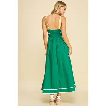 Taylor Contrast Maxi Dress