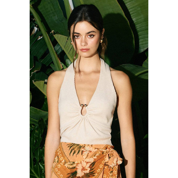 Helios Gold Detail Top