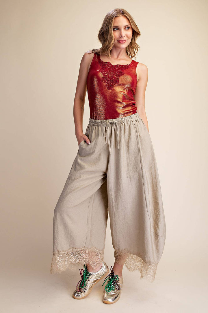Silvia Lace Balloon Pants