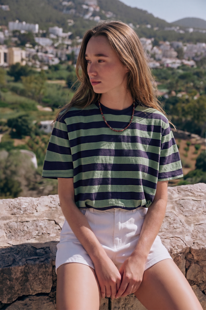 Winslow Bubble Stripe Top