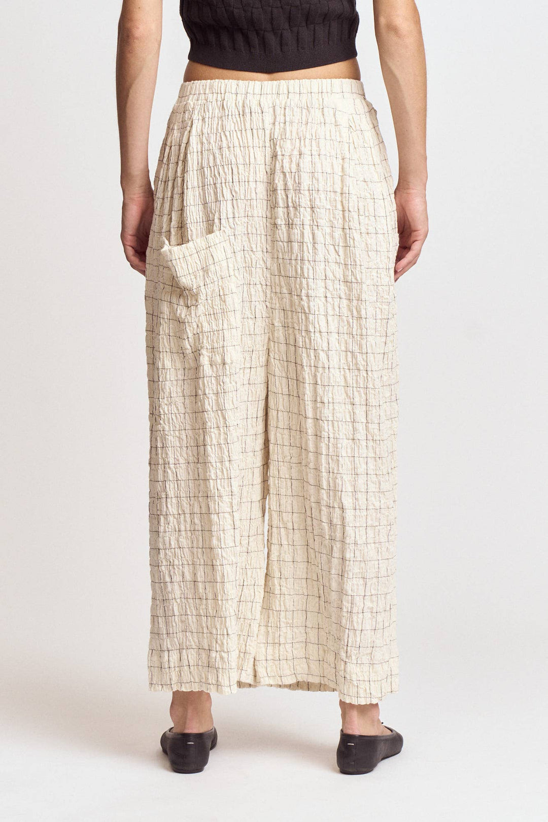 Anya Check Print Pants
