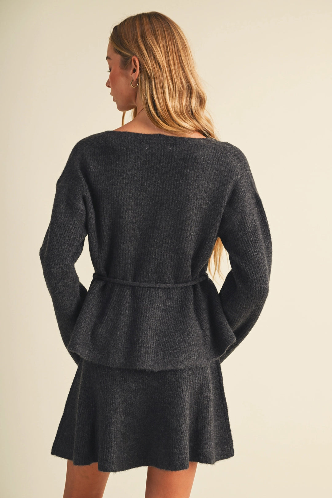 Sasha Knit Peplum Top