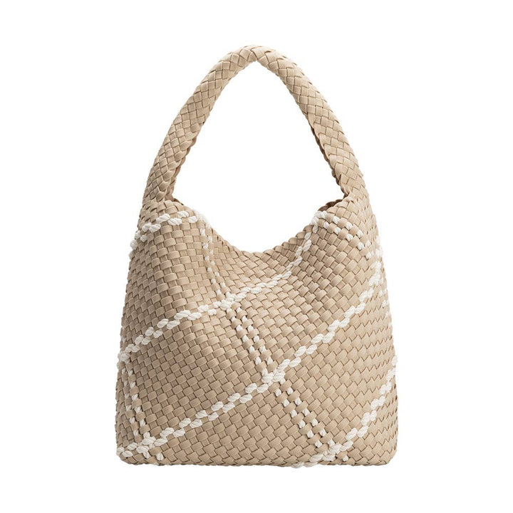 Johanna Almond Nylon Shoulder Bag