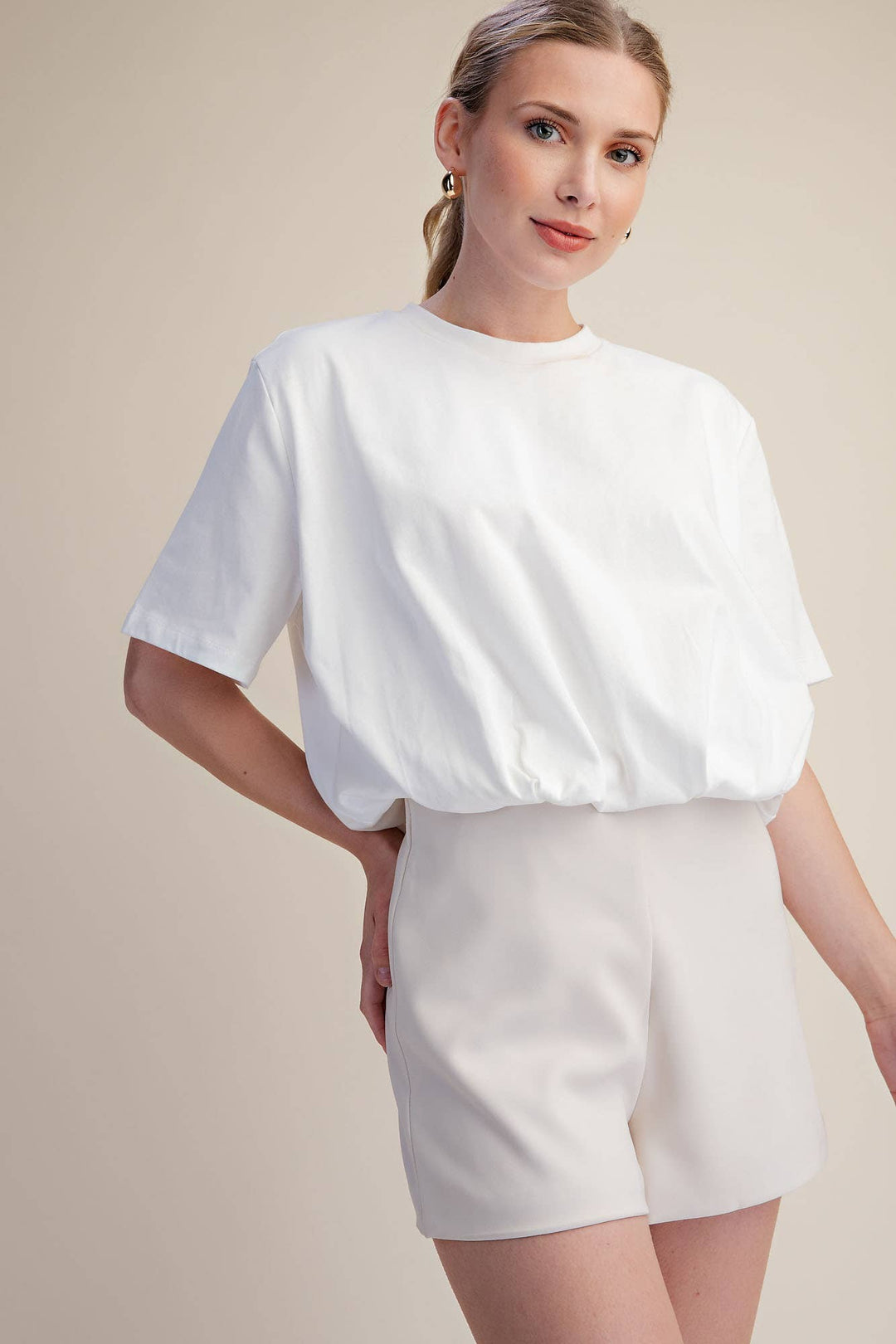 Haylie Bubble Hem Top