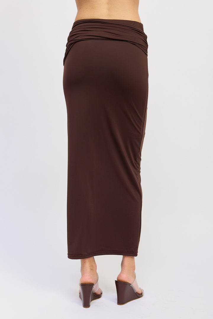 Helen Maxi Ruched Skirt