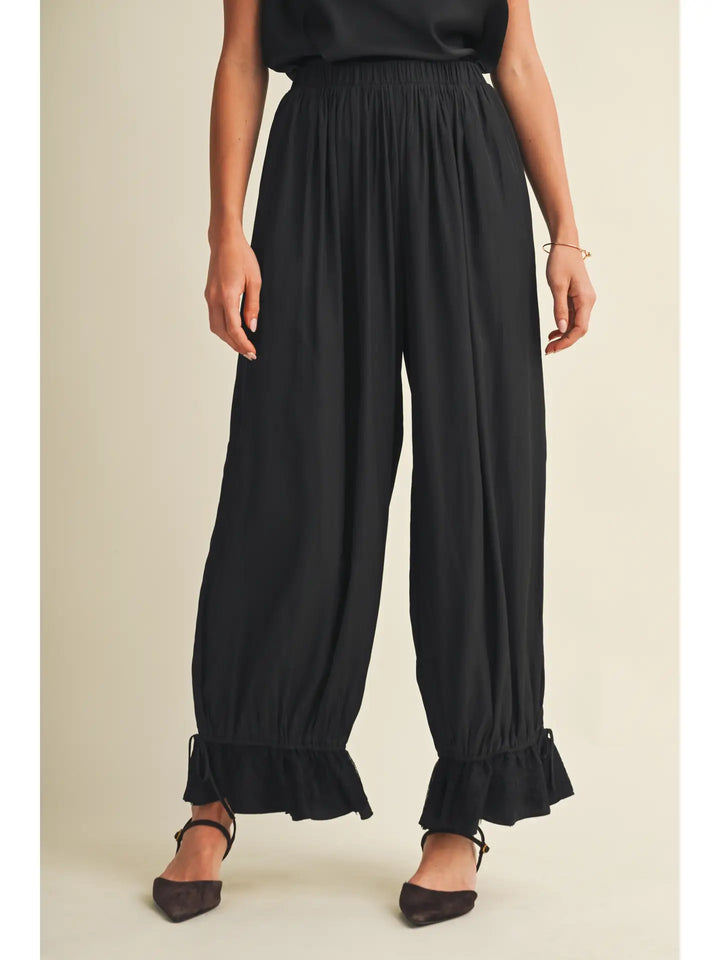 Talia Lace Trim Pants
