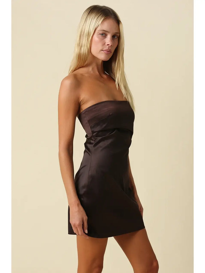 Lia Ruched Mini Dres