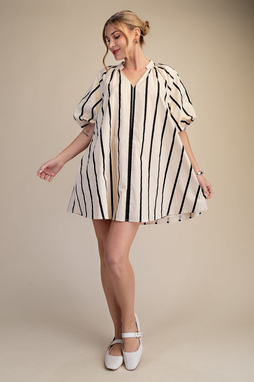 Salma Stripe Mini Dress