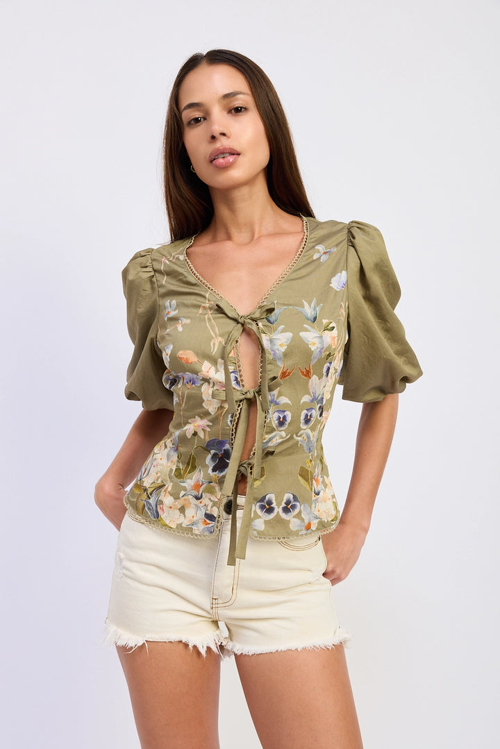 Ophelia Front Tied Top