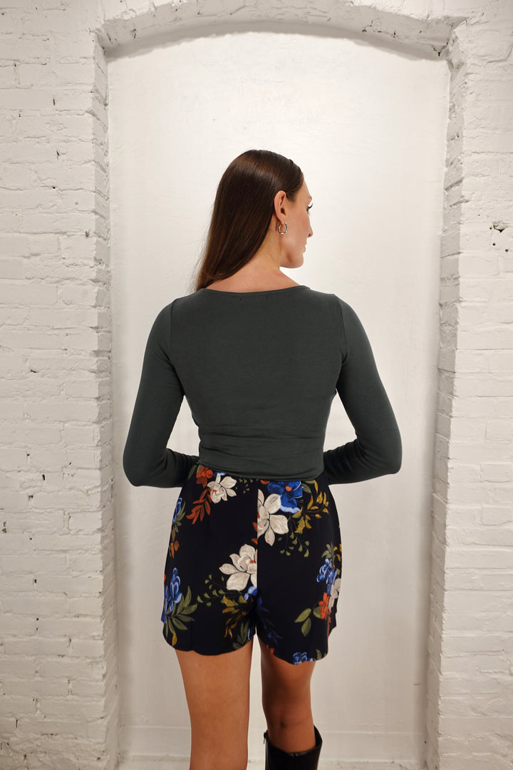 Floral Stretch Skort