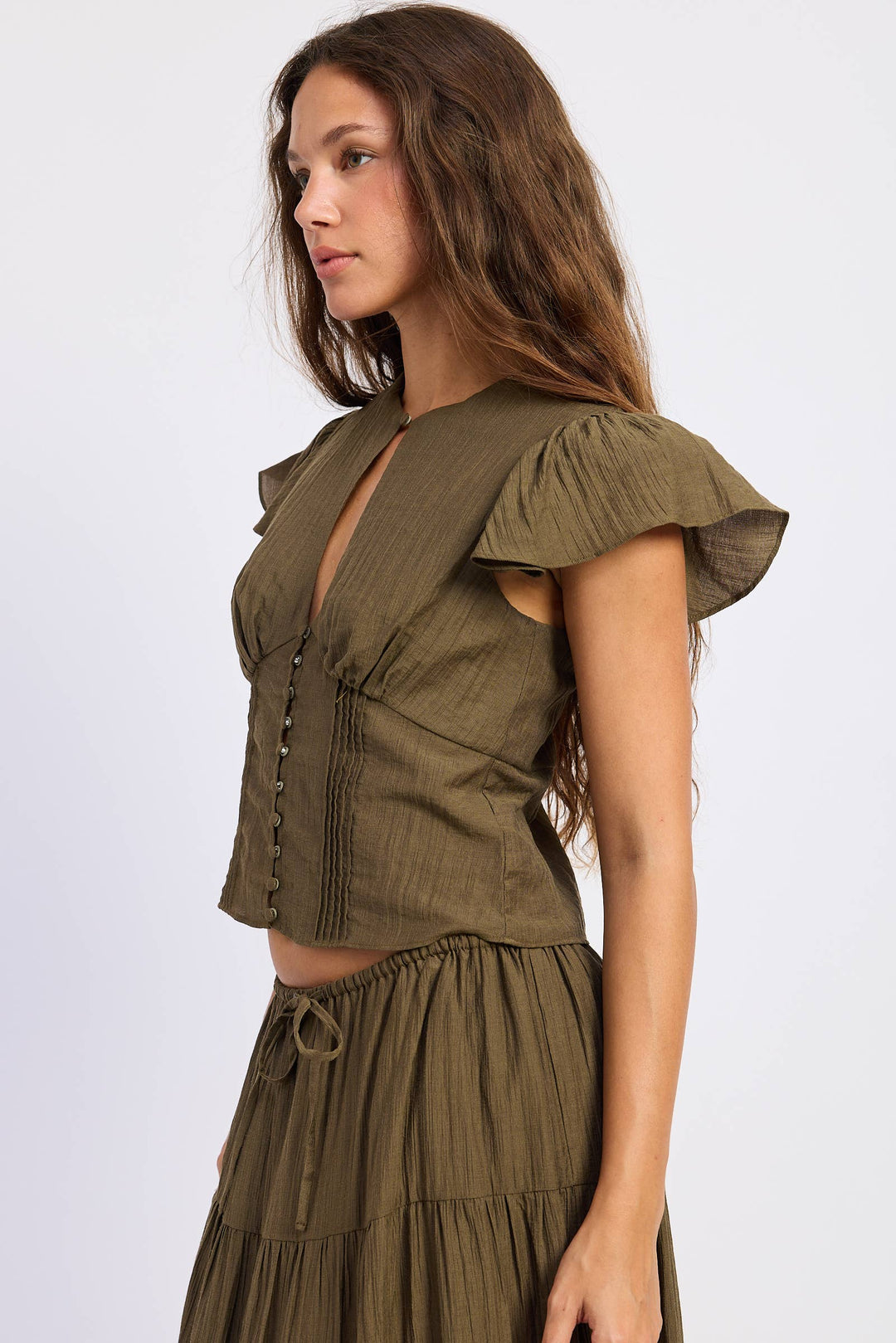 Charlotte Buttoned Blouse