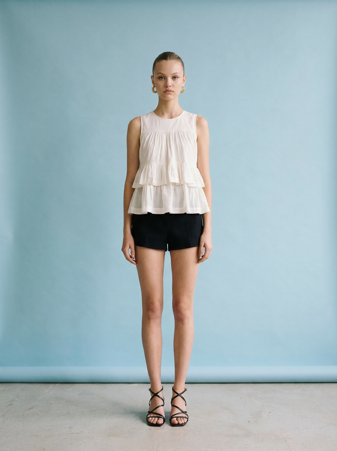 Alicia Tiered Ruffle Blouse