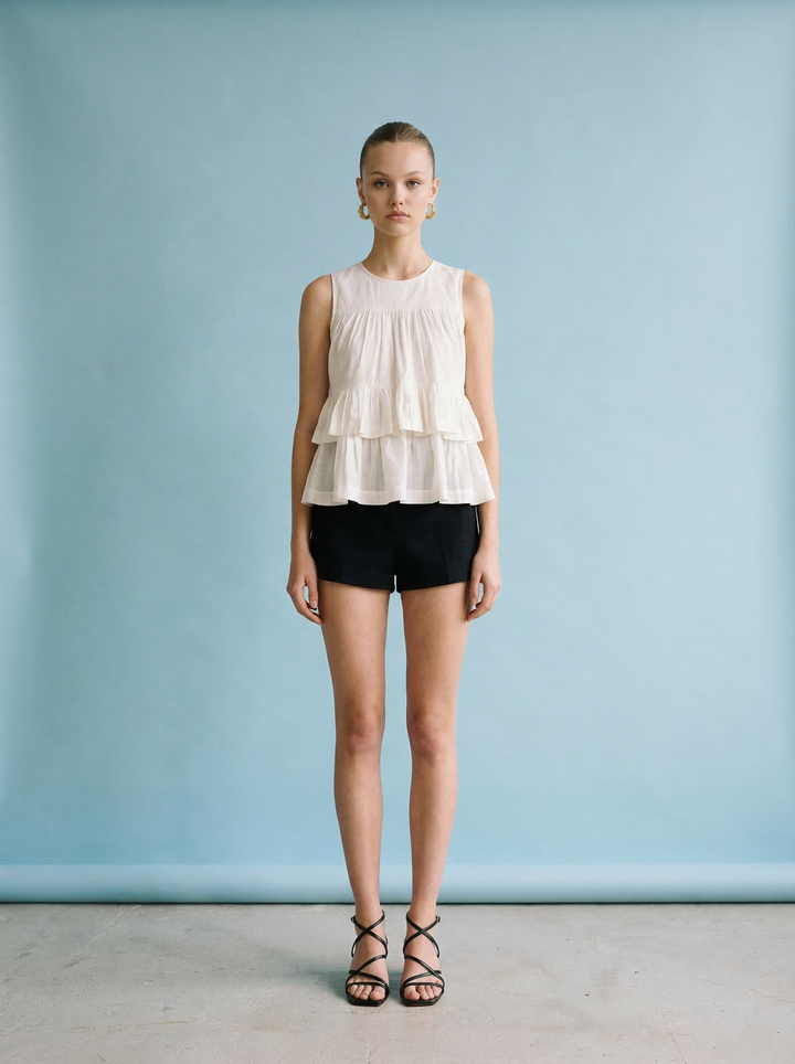 Alicia Tiered Ruffle Blouse