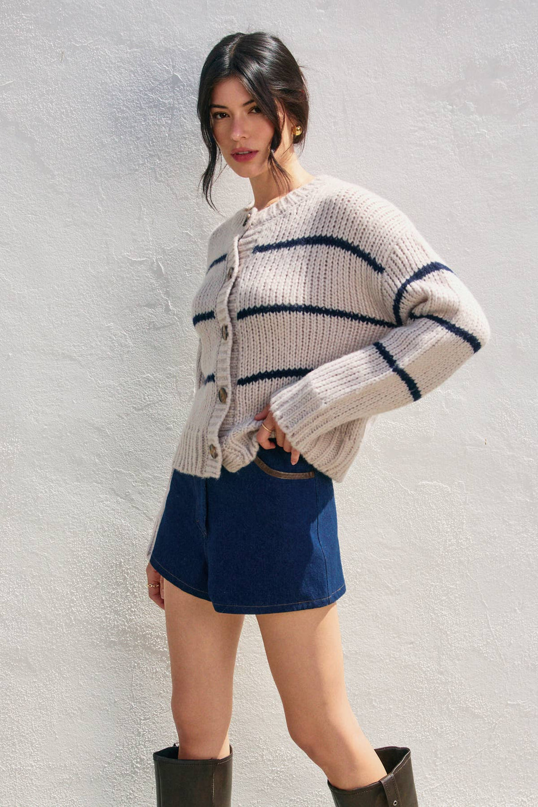 Dawson Striped Cardigan