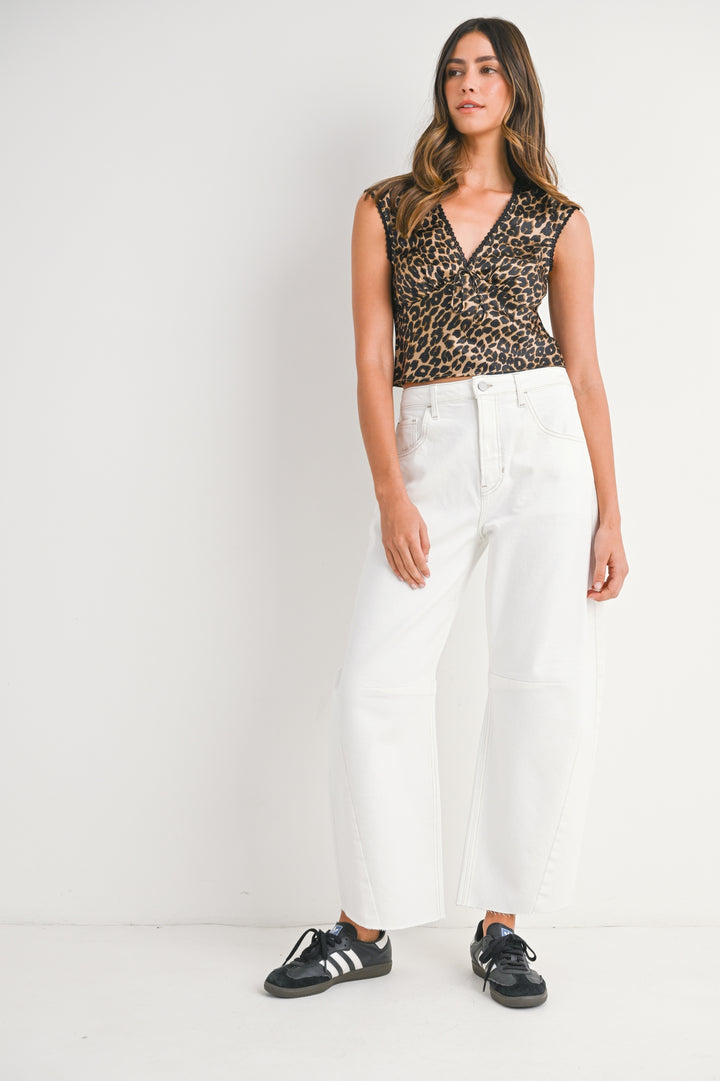 Angie - Barrel Jean - Off White