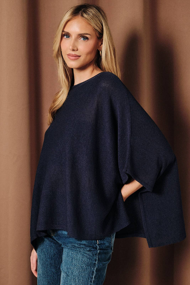 Lia Sweater Cape Top