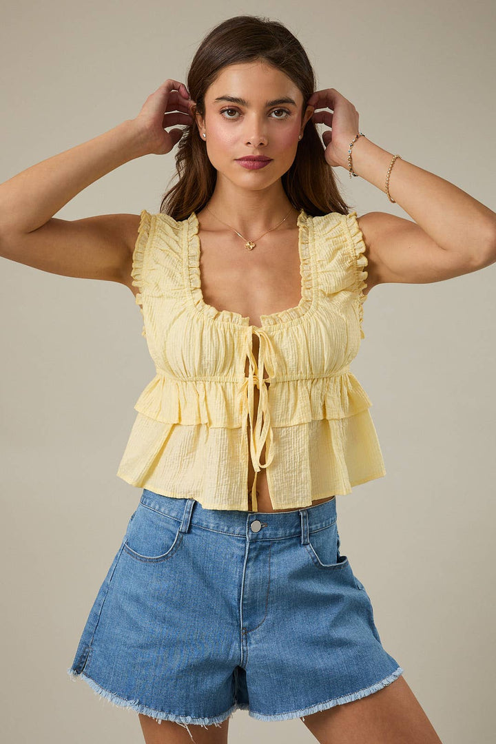 Diana Ruffle Top