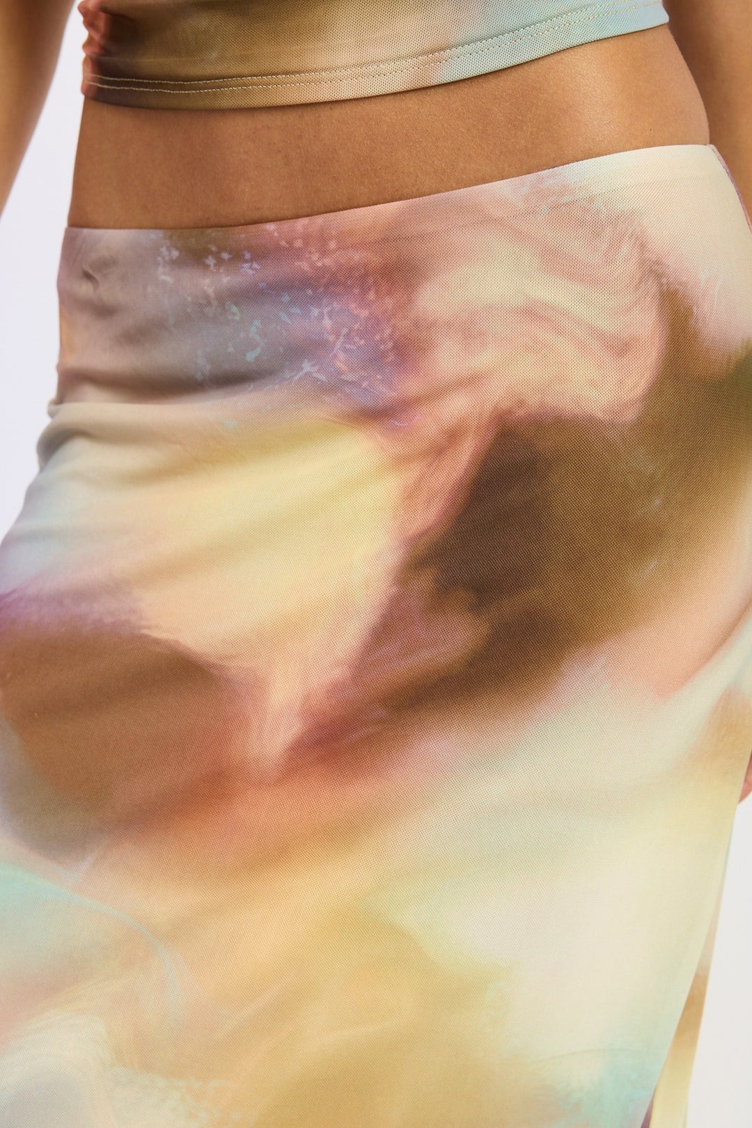 Golden Hour Mesh Skirt