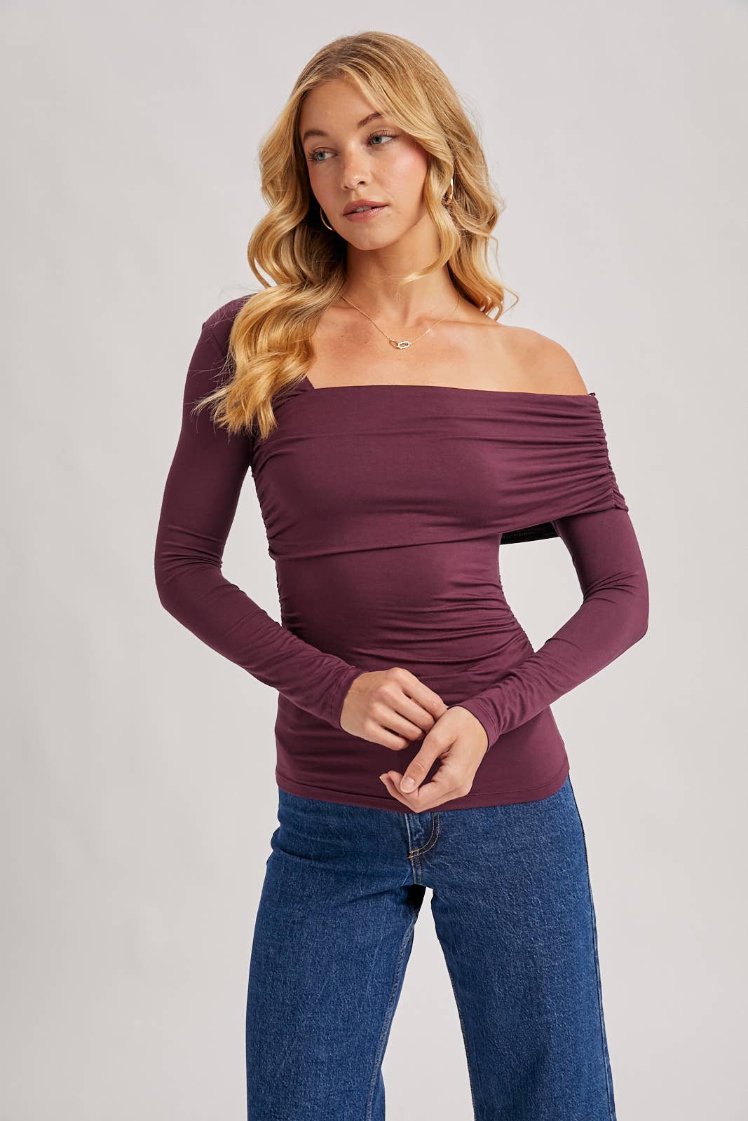 Alex Asymmetrical Neck Top