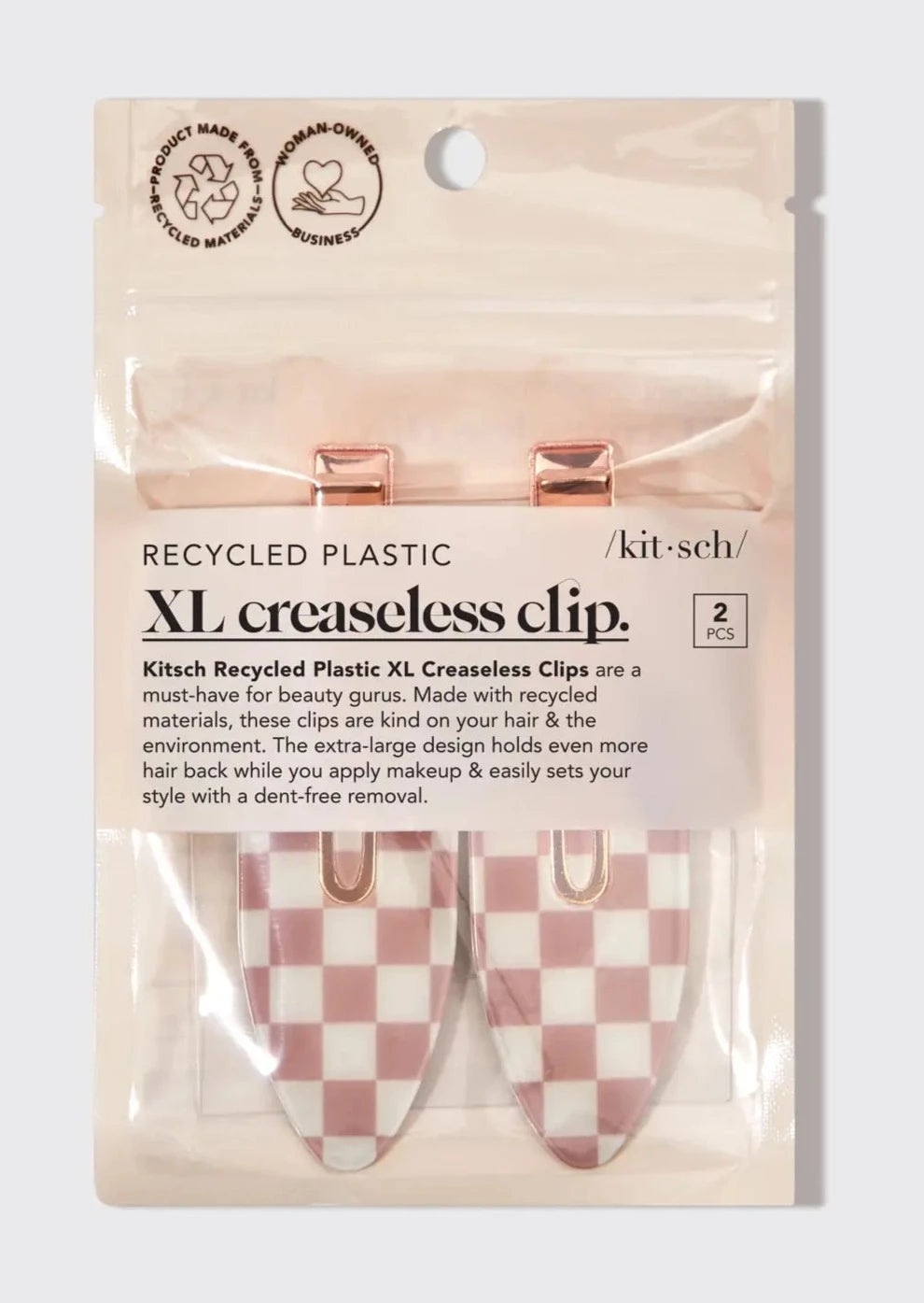 Recycled Plastic Creaseless Clips