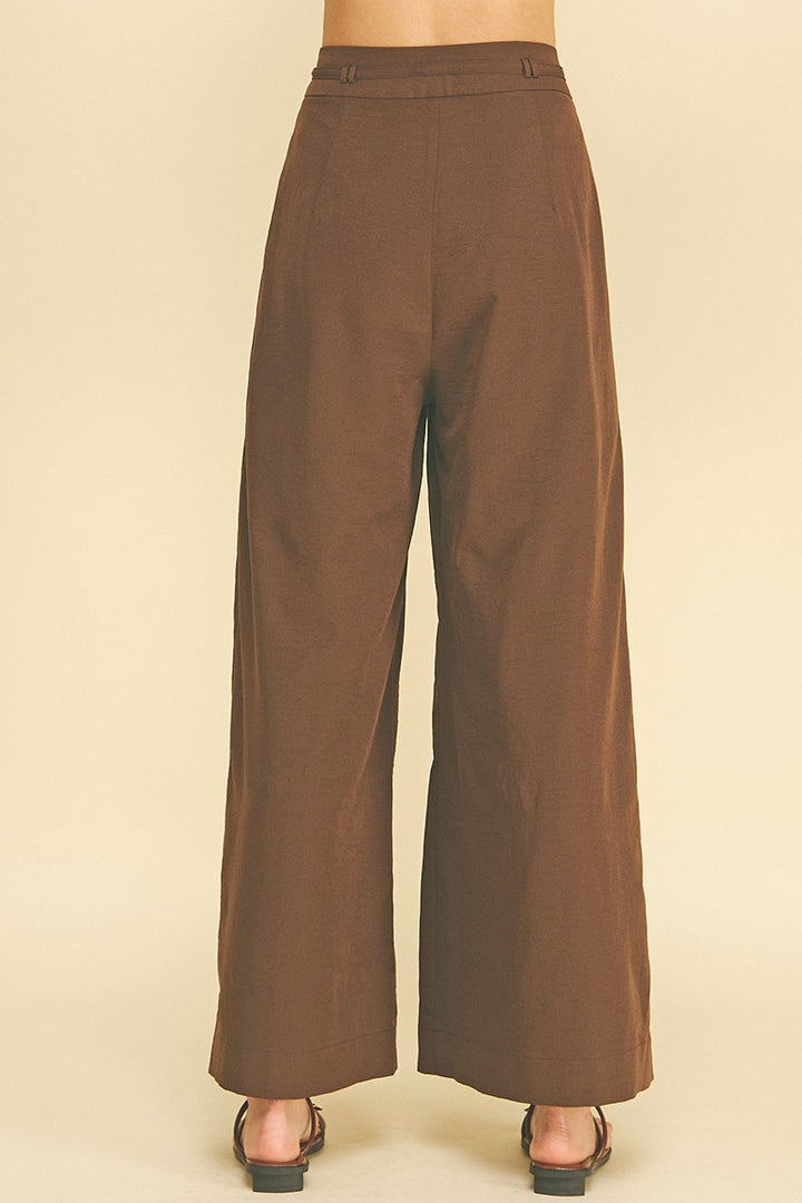 Mona Pleated Wide Pants
