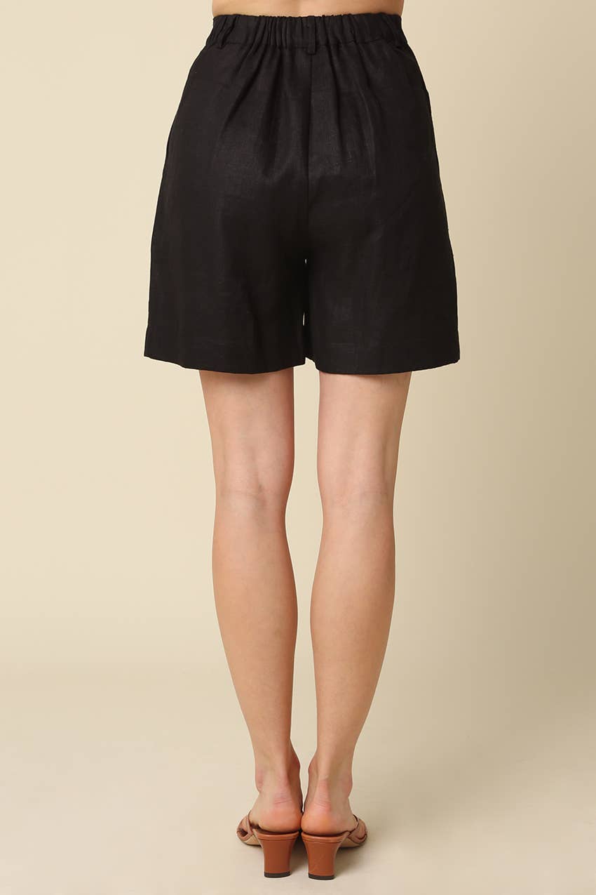 Lumila Essential Flow Linen Shorts