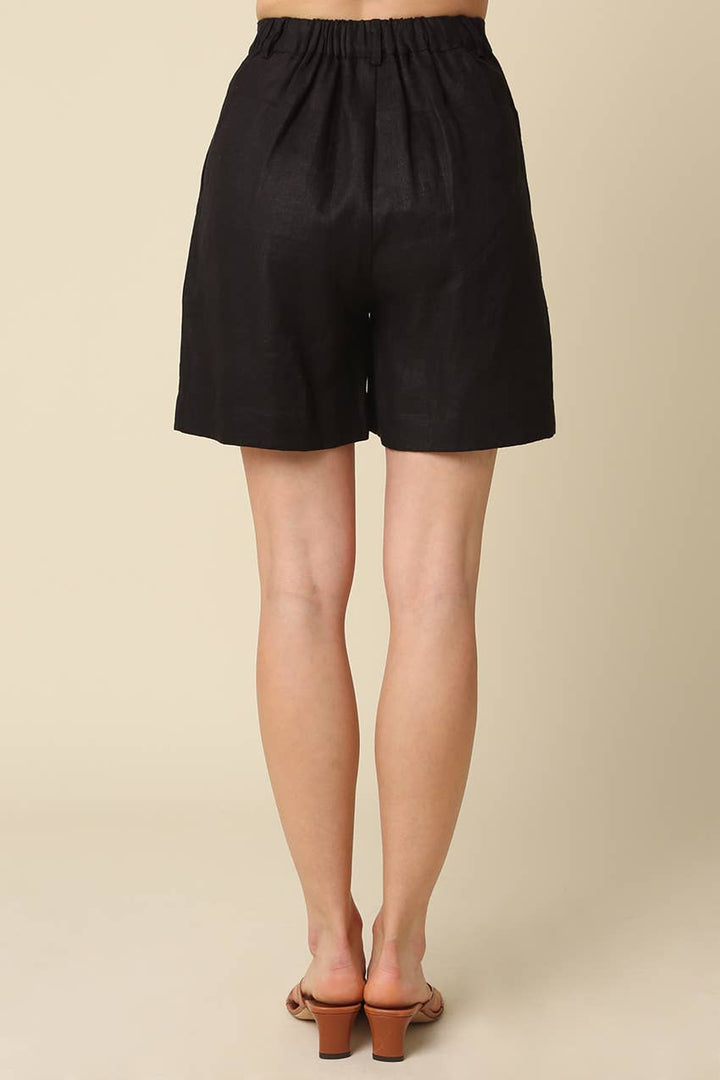 Lumila Essential Flow Linen Shorts
