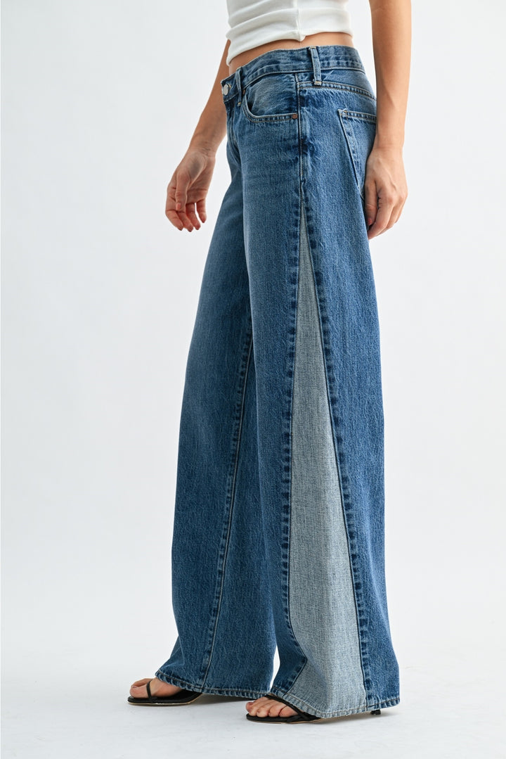 Jenna - Wide Leg - Medium Denim