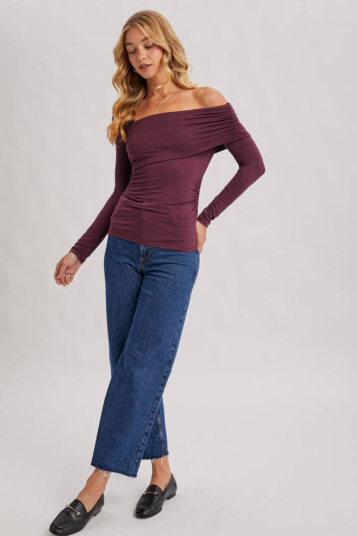 Alex Asymmetrical Neck Top