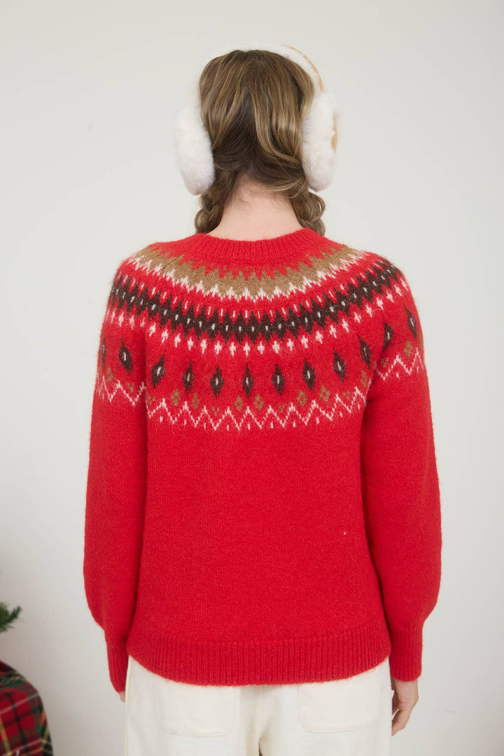 Ruby Fair Isle Knit Sweater