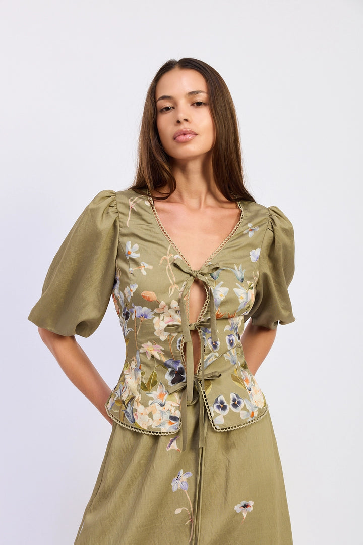 Ophelia Front Tied Top