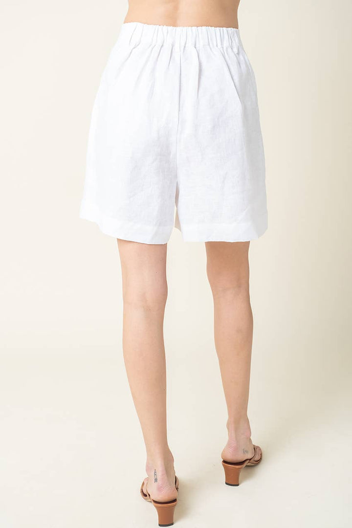 Lumila Essential Flow Linen Shorts