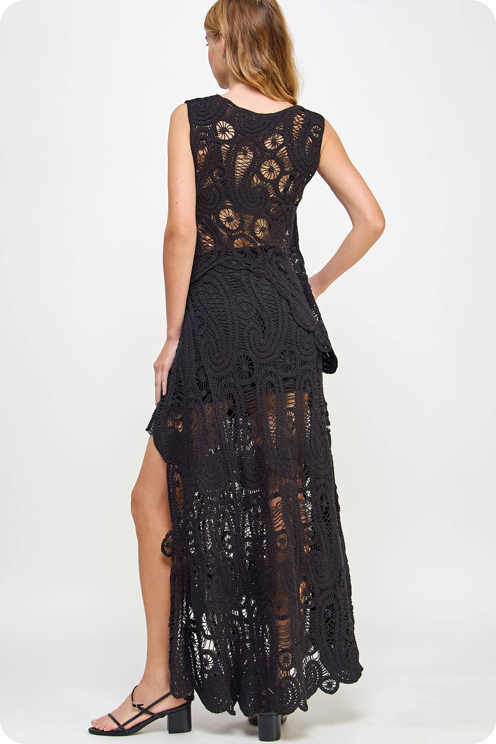 Marley Crochet Top And Skirt Set