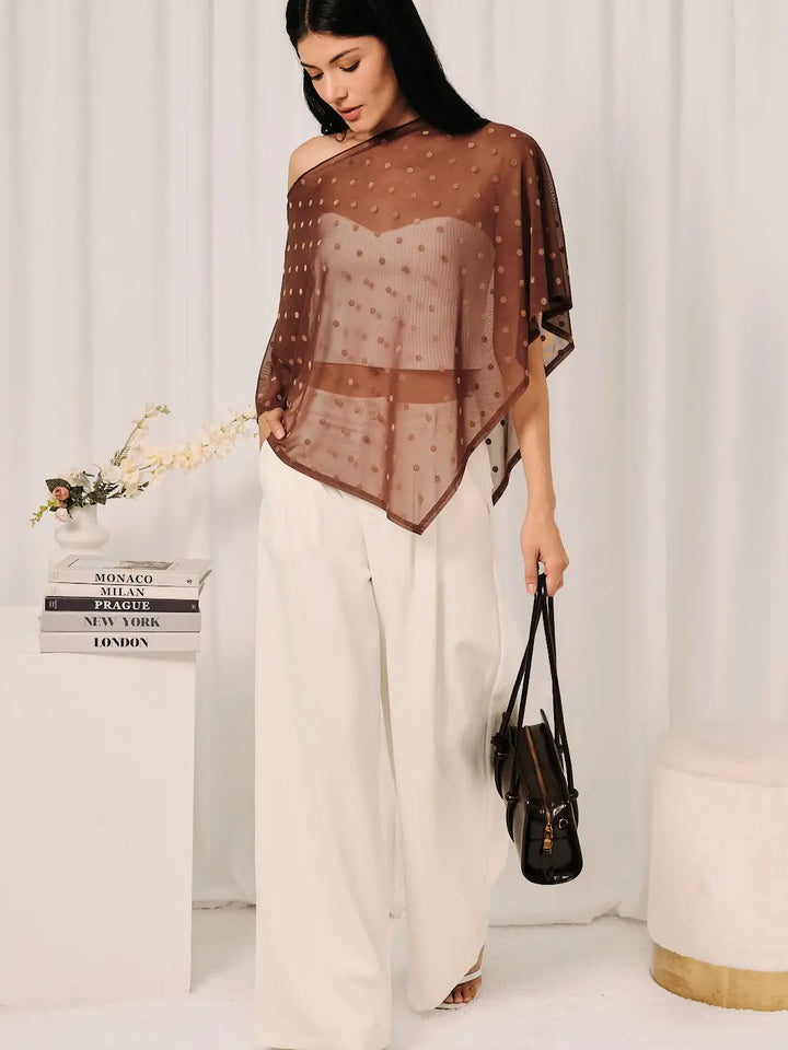 Jordyn Mesh Poncho