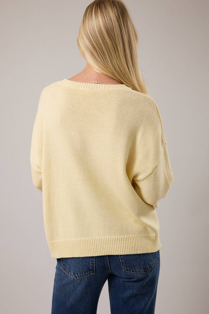 Naomi Sardines Sweater - Yellow