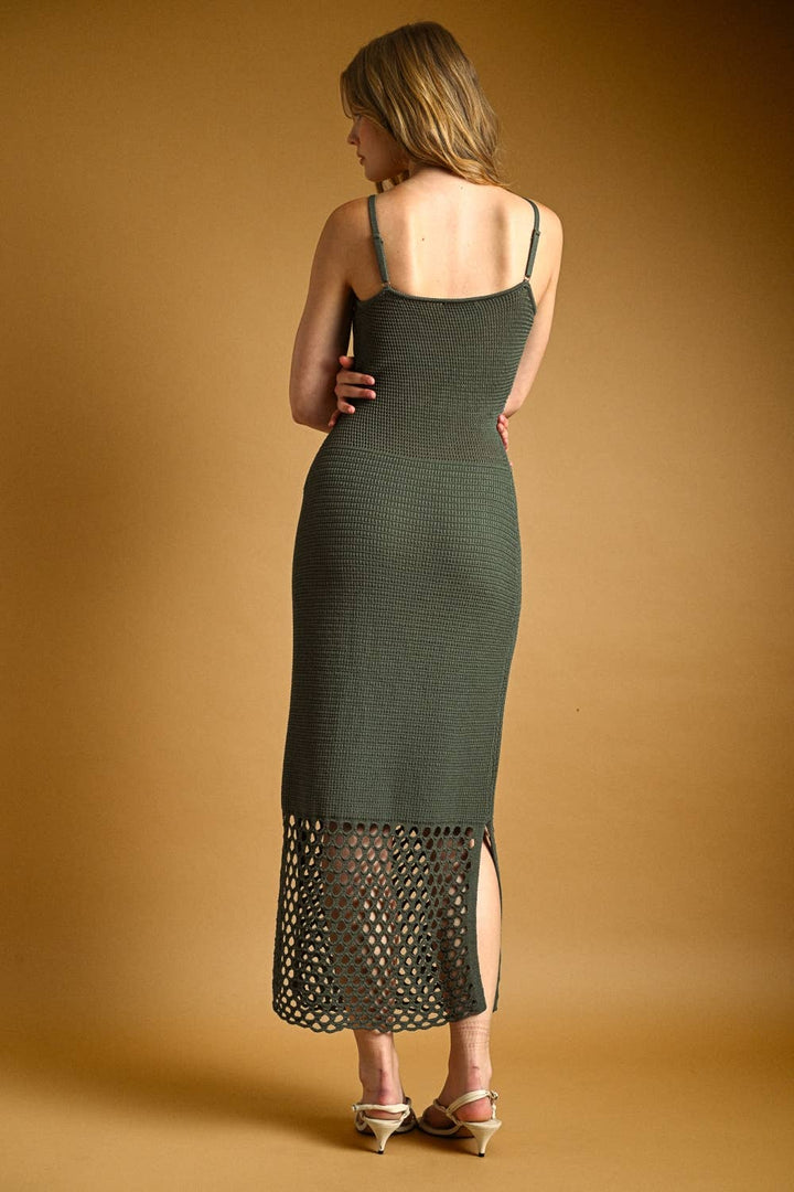 Yenika Knitted Midi Dress