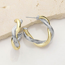 Two Tone Earrings