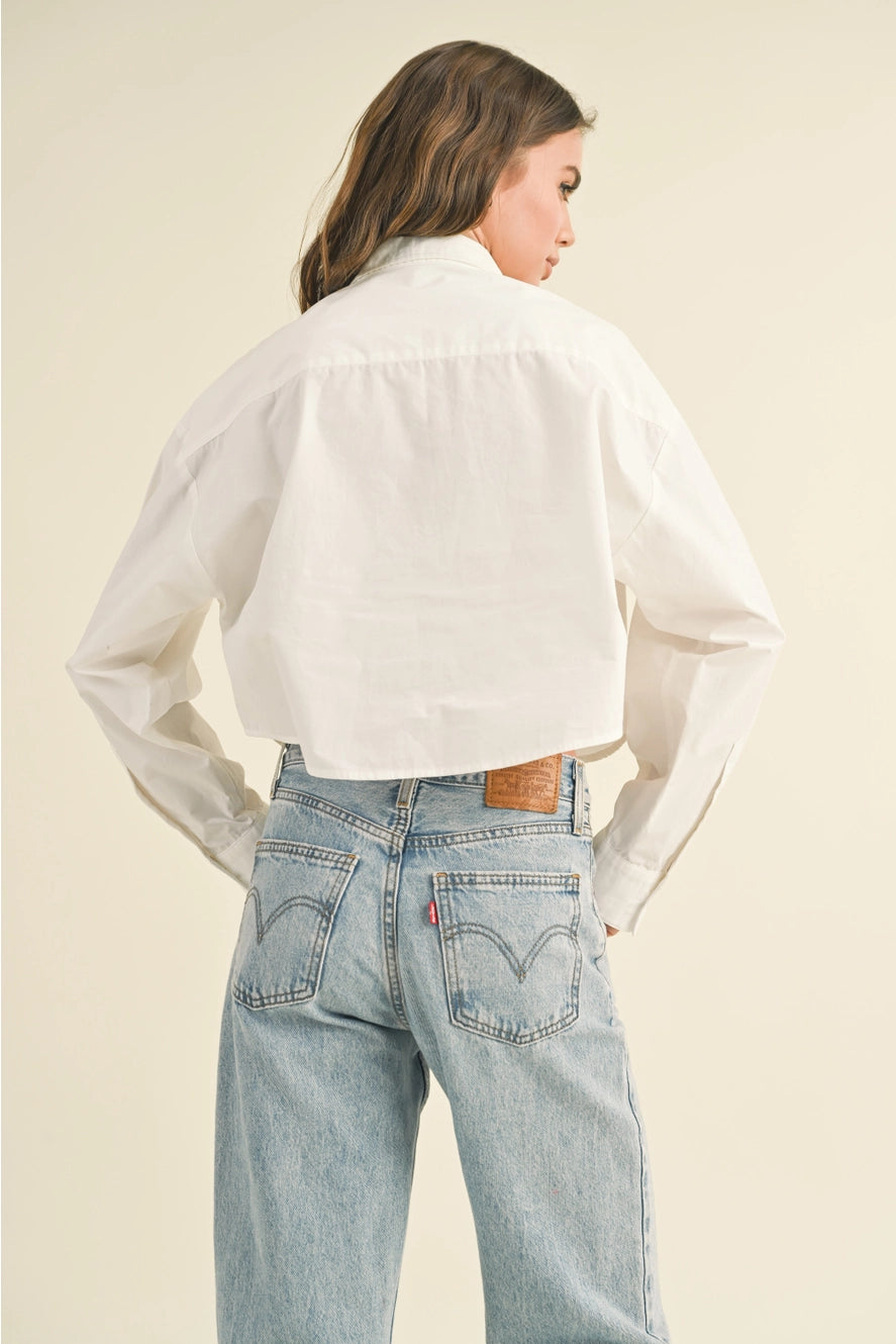 Elle Cropped Shirt