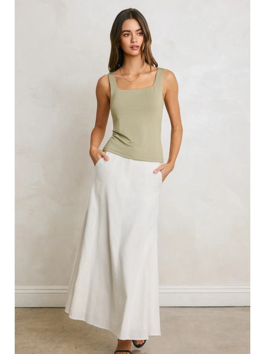 Olivia Linen Maxi Skirt
