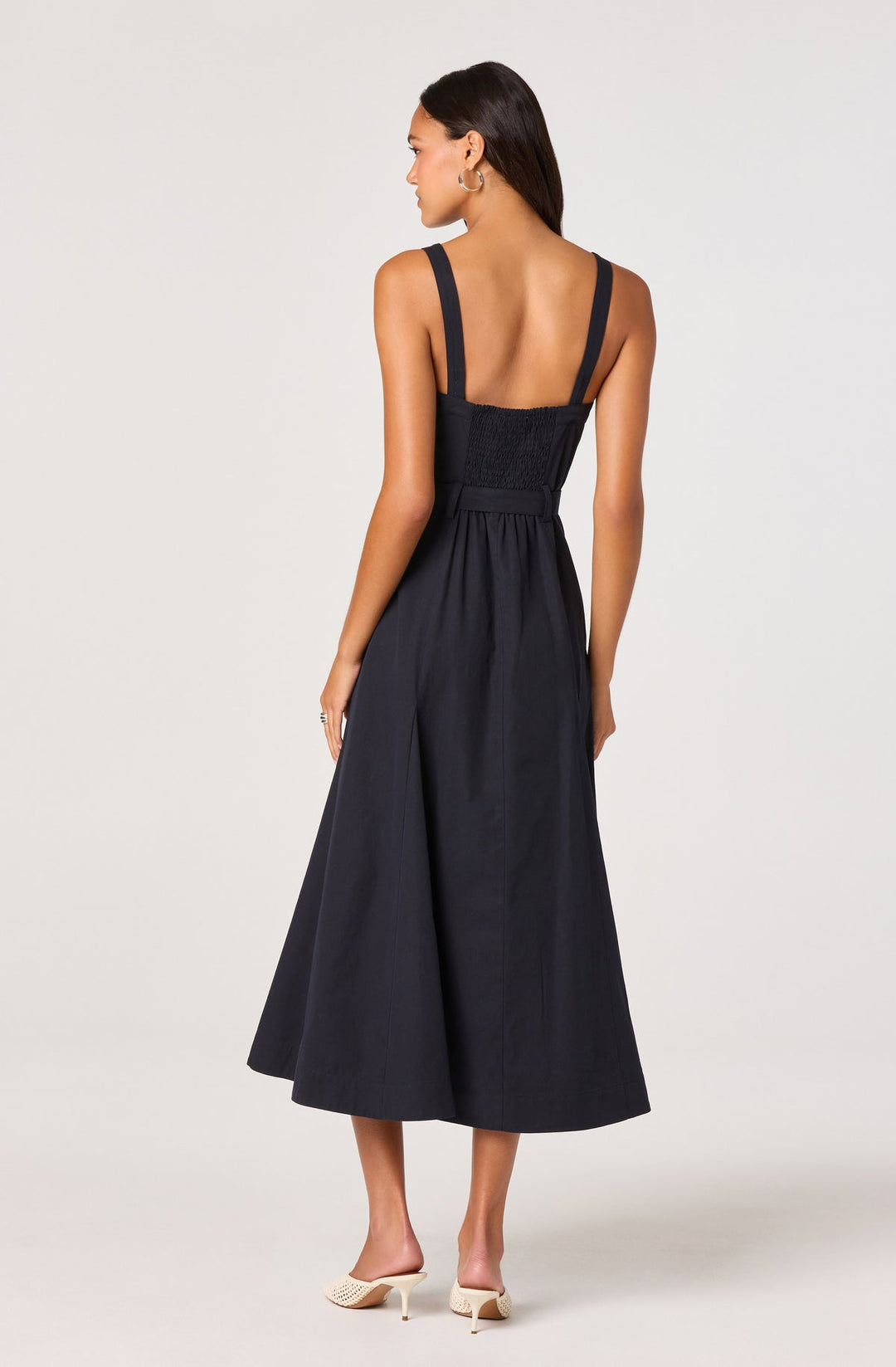 Mckinley Button Front Midi Dress