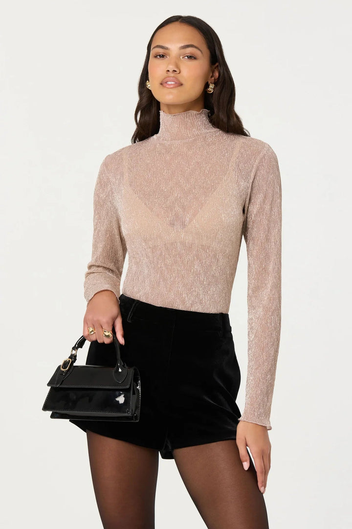 Kyra Sheer Sparkle Top