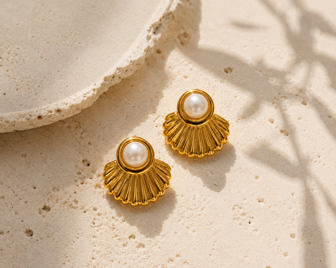 Lexie Pearl Shell Earrings