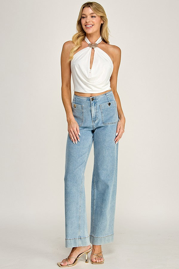 Paris Halter Neck Top