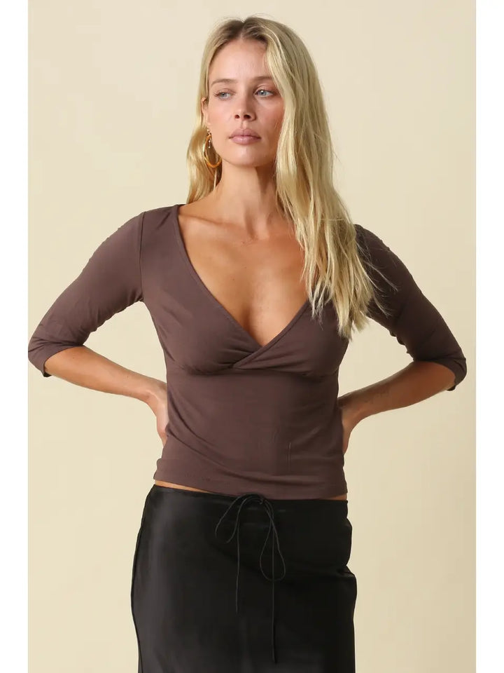 Becca V Neck Top
