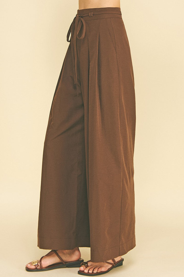 Mona Pleated Wide Pants