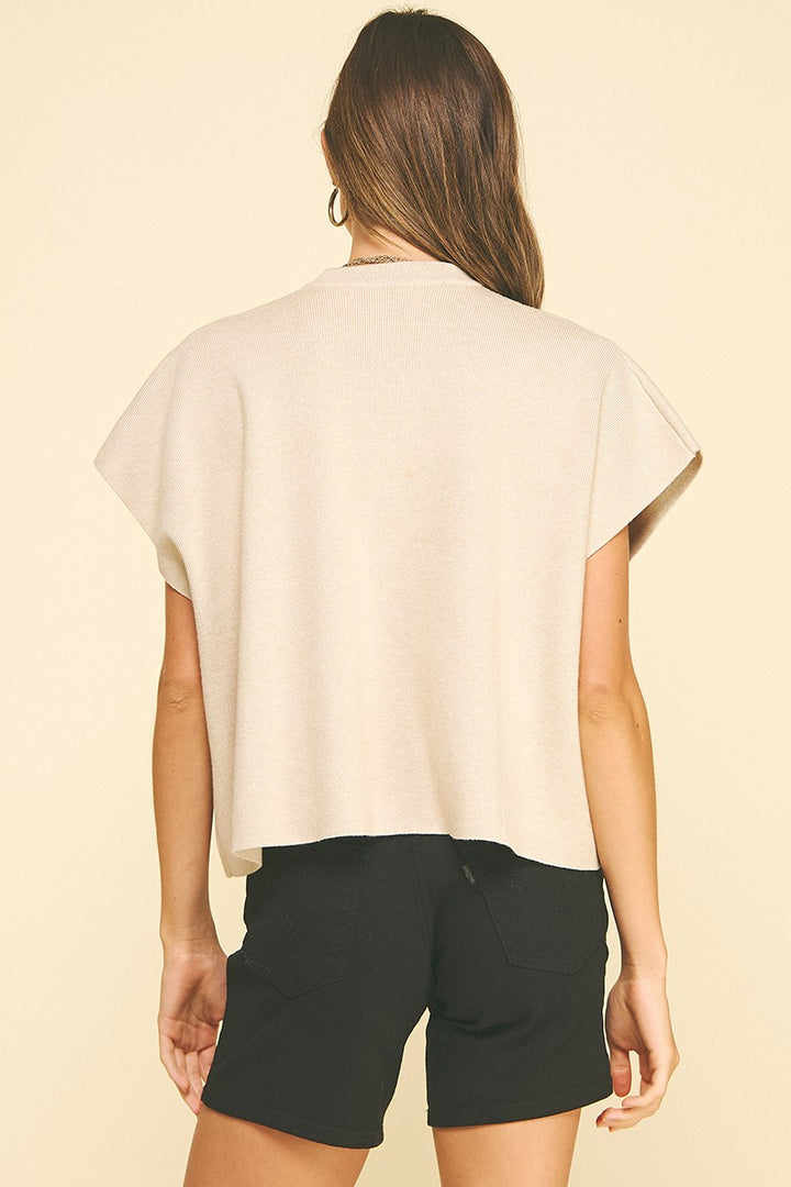 Khloe Cap Sleeve Sweater