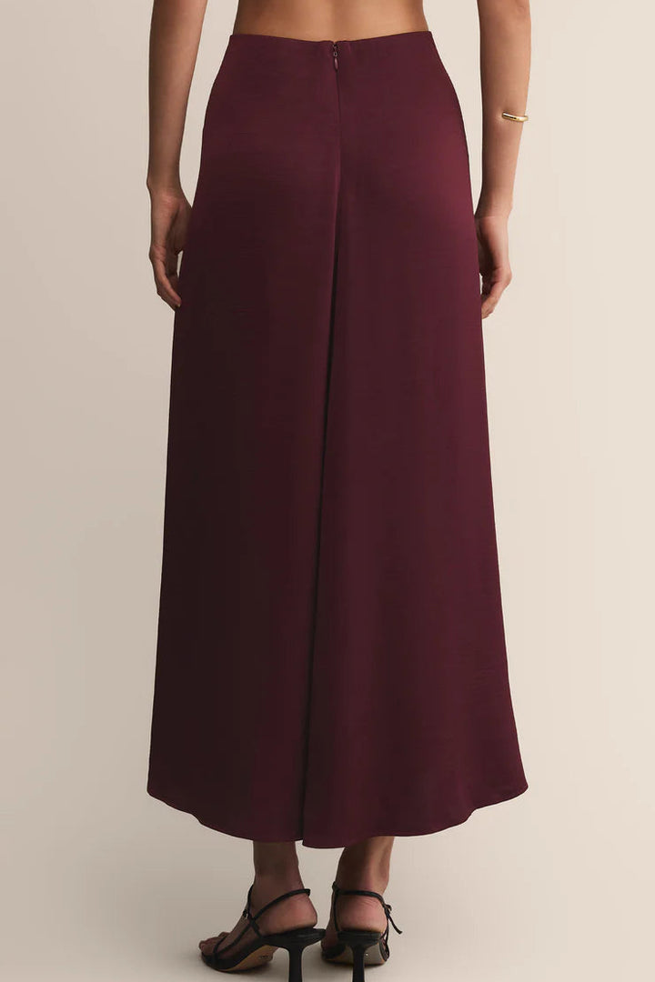 Northpoint Satin Midi Skirt