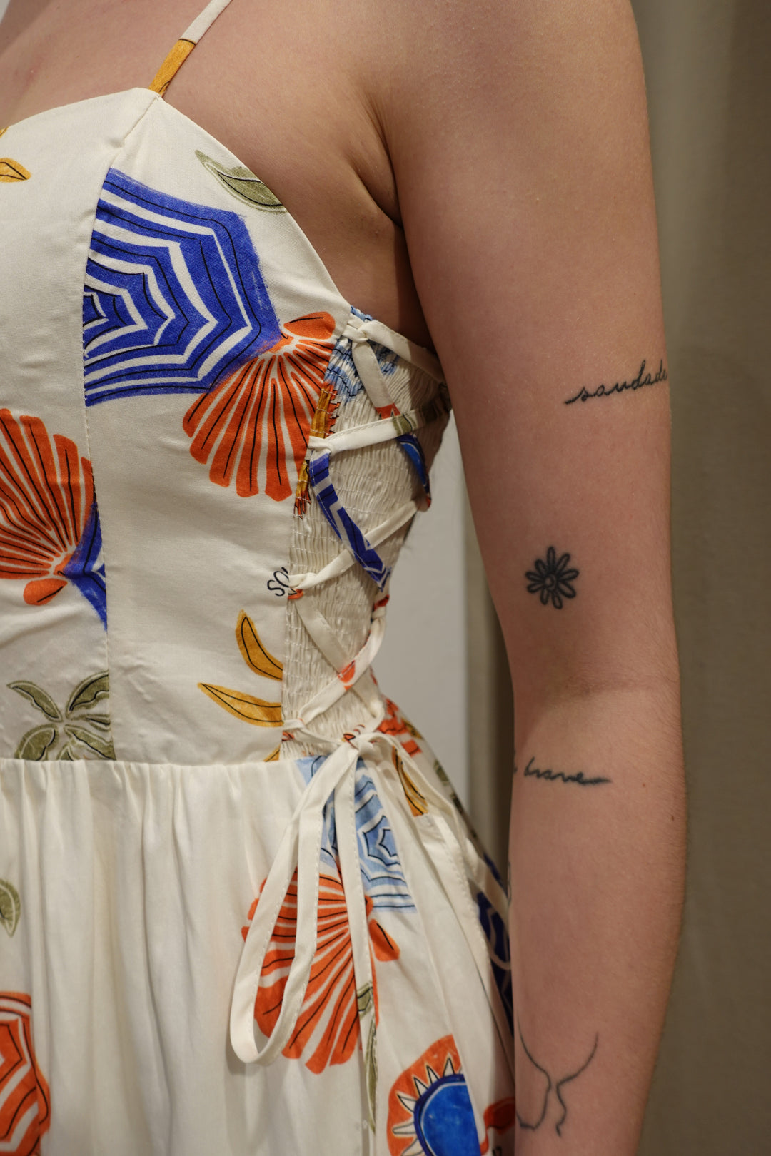 Sun Print Maxi Dress