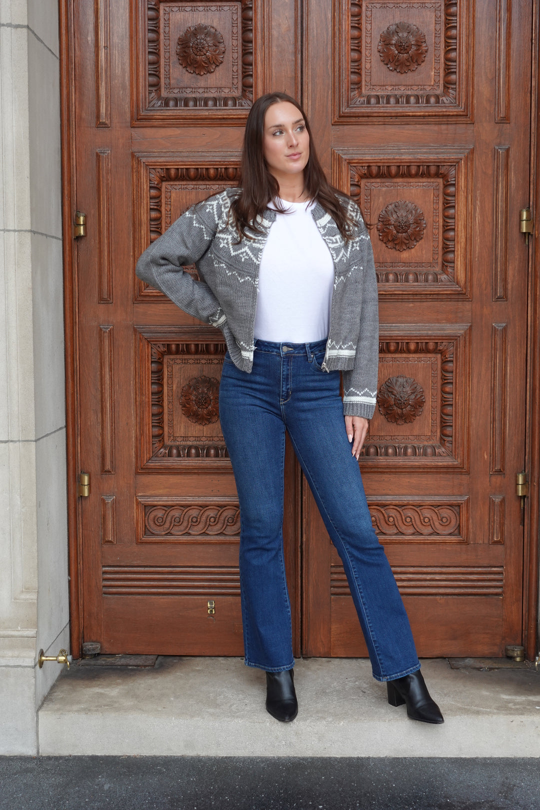 Esther Patterned Sweater Jacket